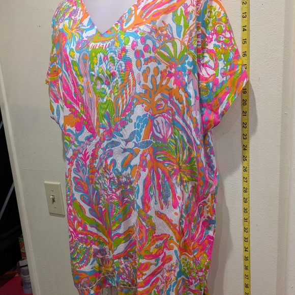 Lilly Pulitzer for Target Vibrant Swim Cover-Up Size S/M - Picture 5 of 8